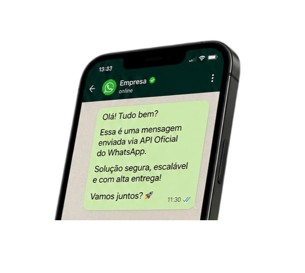 Conversa via API Oficial do WhatsApp